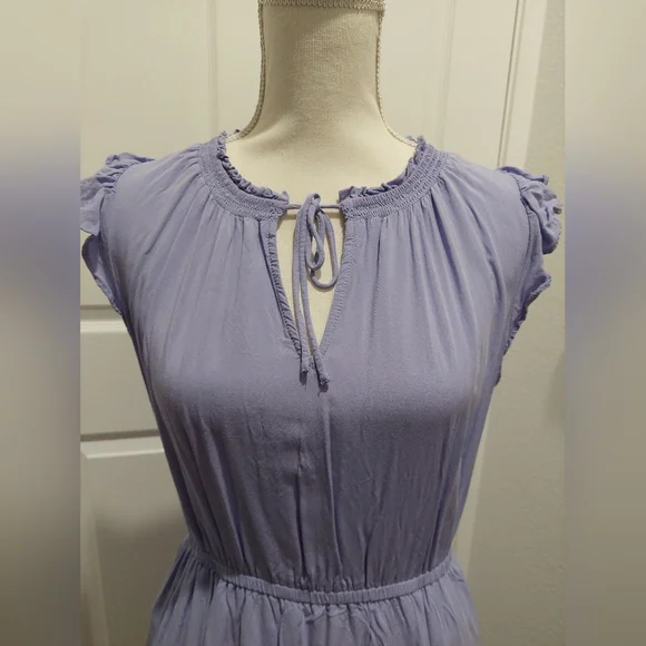 OLD NAVY‎ Lupine lilac dress size M - Picture 3 of 6